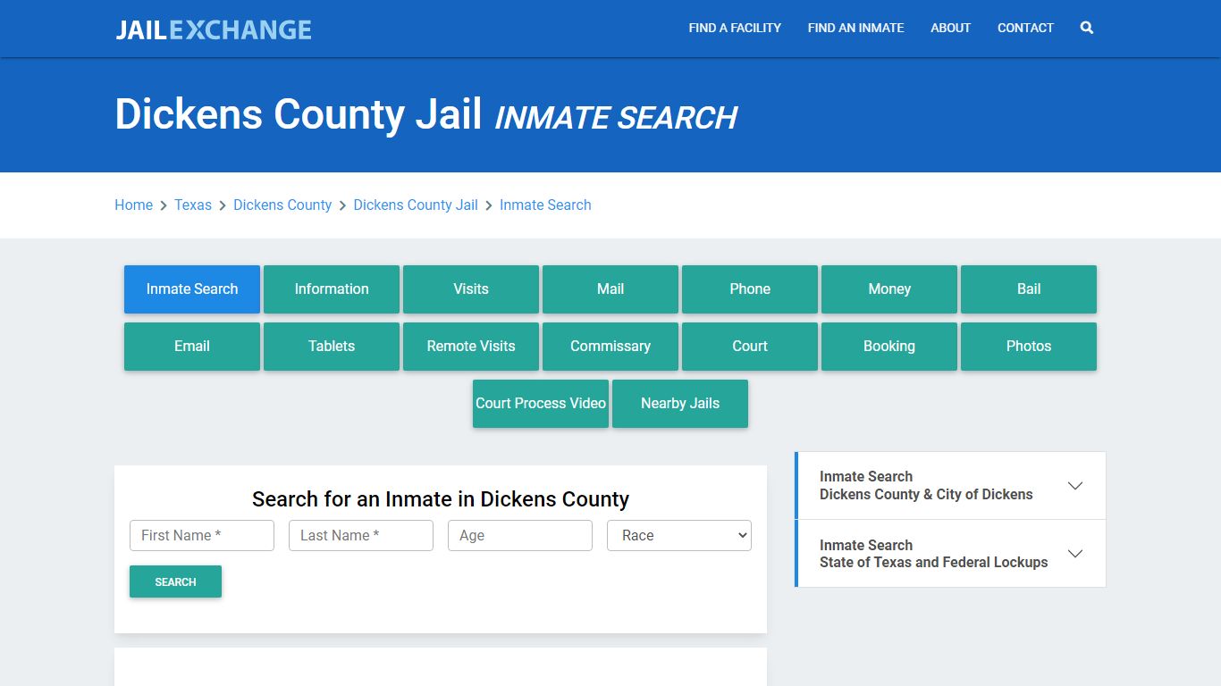 Dickens County Jail, TX Inmate Search: Roster & Mugshots